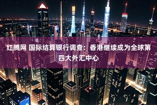 红腾网 国际结算银行调查：香港继续成为全球第四大外汇中心